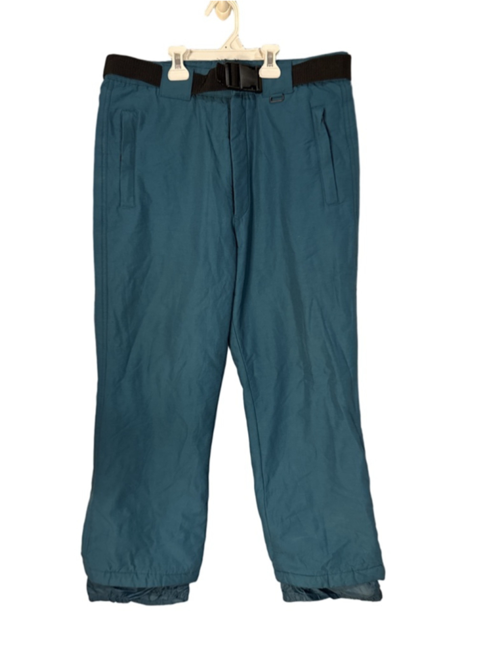 Obermeyer Men’s Snow Pants Teal Size Large Insulated Winter Ski Pants Adjustable